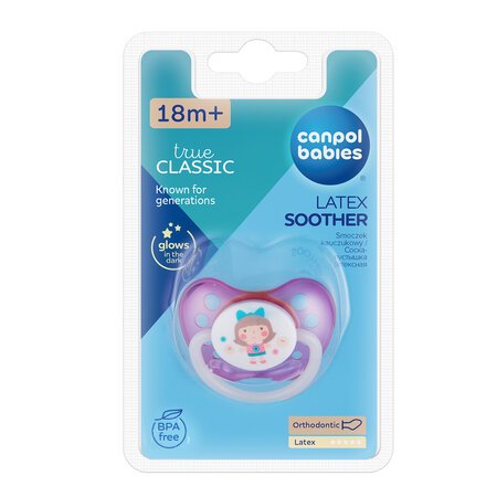 CANPOL BABIES māneklītis ortodontisks, lateksa Toys 18m+, 23/261 23/261