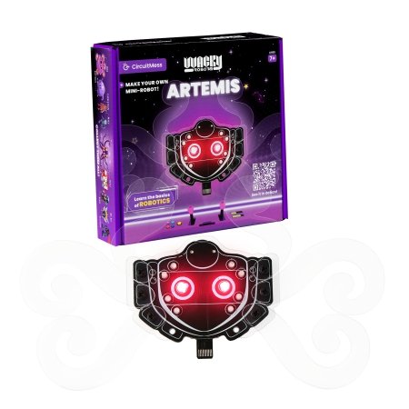 CIRCUITMESS Wacky Robot izglītojošs STEM komplekts Artemis, CM-SA-ARTEMIS 