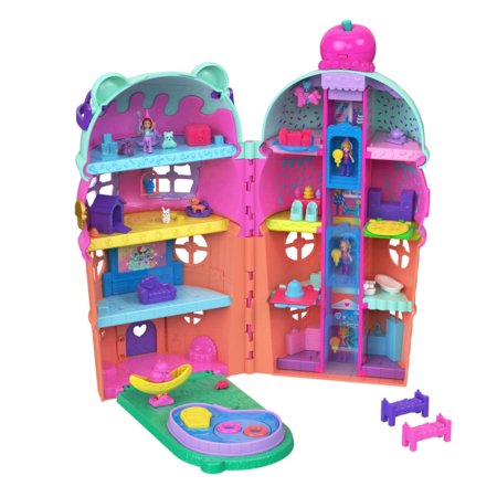 POLLY POCKET saldējuma namiņa rotaļu komplekts, JFT91 
