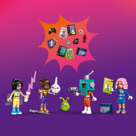 42674 LEGO® Friends Komiksu grāmatu un spēļu veikals 