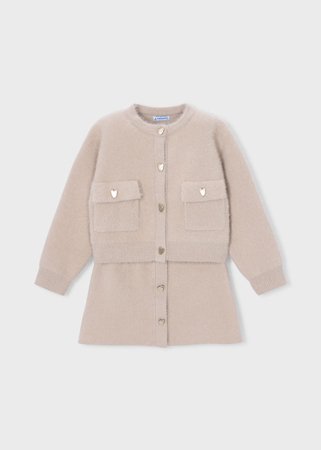 MAYORAL jaka un svārki, beige, 4.036-24, 122  cm 