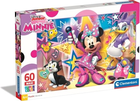 CLEMENTONI puzle Maxi Minnie Happy Helper, 60 gab., 26443 
