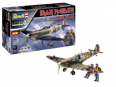 REVELL 1:32 saliekams modelis Spitfire Mk.II Aces High Iron Maiden, 5688 05688