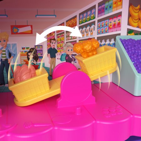 POLLY POCKET komplekts zemeņu piena veikals, HRD45 