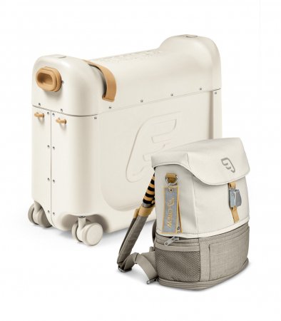 Stokke® transformējams čemodāns un mugursoma JETKIDS™, white, 570605 570605