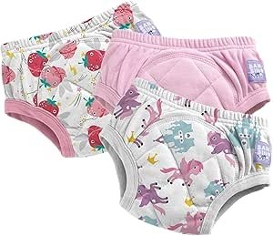 BAMBINO MIO atkārtoti lietojamas biksītes podiņmācībai, 2-3 m., 3 gab., Girls combo pink, TP2-3.03GCPX 
