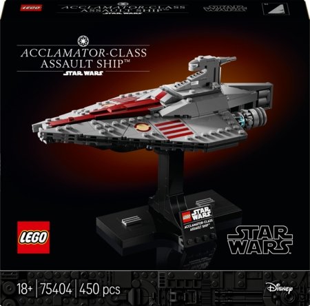 75404 LEGO® Star Wars™ Acclamator klases uzbrukuma kuģis 