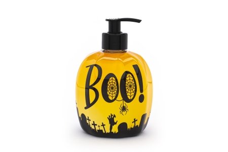 SIMPLE PLEASURES roku ziepes Shrink-wrapped pumpkin bottle, minty candy, F31387-32183 