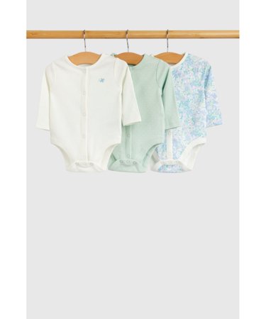 MOTHERCARE bodijs ar garām piedurknēm 3 gab., IF118 74 