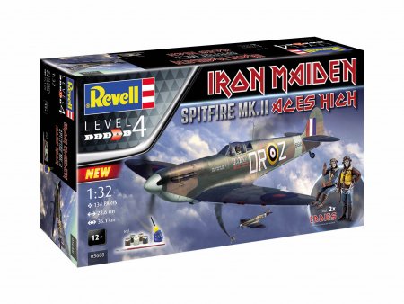 REVELL 1:32 saliekams modelis Spitfire Mk.II Aces High Iron Maiden, 5688 05688