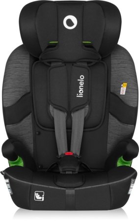 LIONELO autokrēsls BILLY I-SIZE, Black grey, 76-150 cm. 
