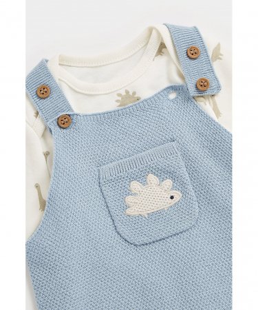 MOTHERCARE bodijs ar garām piedurknēm + kombinezons, CB785 606456