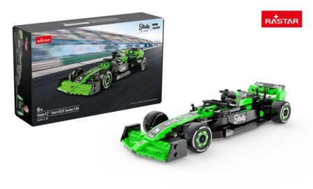 RASTAR 1:24 saliekams automašīnas modelis Stake F1® Team KICK Sauber C44 Bricks, 10290 