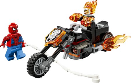 76335 LEGO® | Marvel Spider-Man pret Ghost Rider uz motocikla 