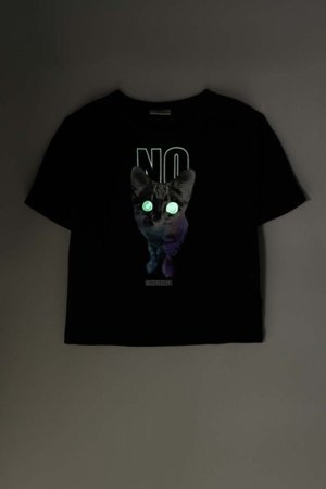 COCCODRILLO t-krekls RAVE GIRL JUNIOR, melns, cm 