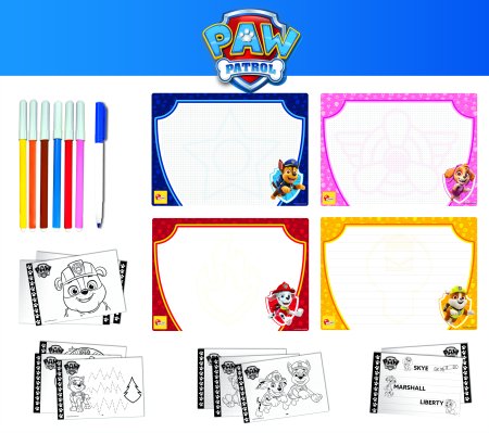 LISCIANI Paw Patrol zīmēšanas komplekts, 103317 