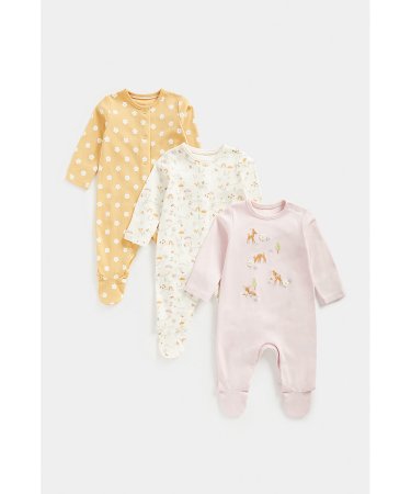 MOTHERCARE zīdaiņu kombinezons 3 gab., FB333 