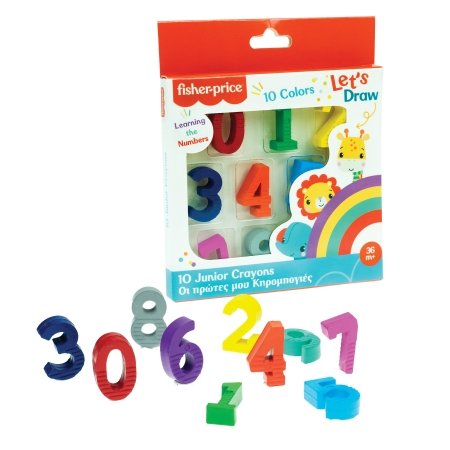 FISHER PRICE Crayons 10 pcs., , 321-00002 
