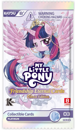 KAYOU My Little Pony kolekcionējamās kartītes Moon Edition, 8 gab., MLP-KP-YYYH-HY-003B-EMEA 