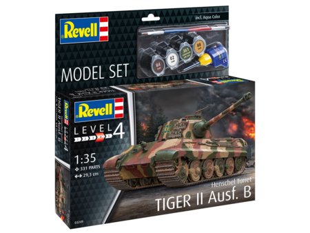 REVELL auto modelis Tiger II Ausf. B, 63249 