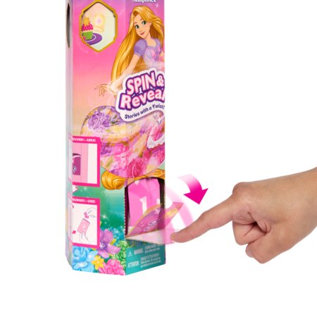 DISNEY PRINCESS Rapunzele Zeltmate Spin & Reveal, HTV86 