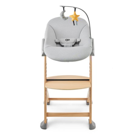 KINDERKRAFT barošanas krēsliņš ENOCK un šūpuļkrēsliņš jaundzimušajiem CALMEE, grey 