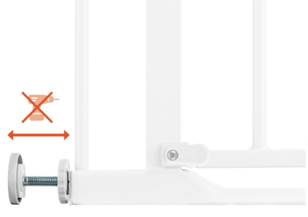 HAUCK drošības vārti CLEAR STEP AUTOCLOSE 2, White, 597477 