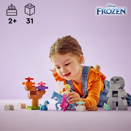 10418 LEGO® DUPLO® Disney™ Elza un Bruni apburtajā mežā 