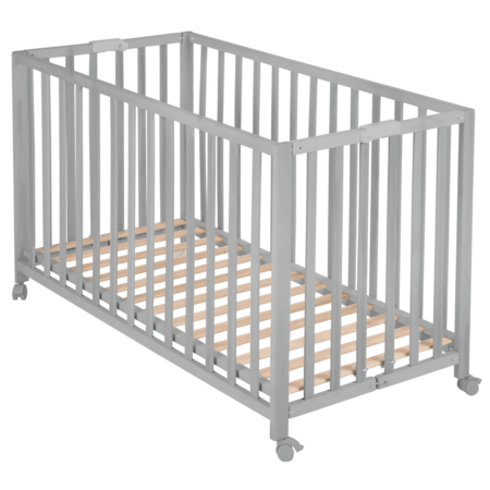 ROBA salokāmā gultiņa FOLD UP, 60x120 cm., Taupe, 287100TP 