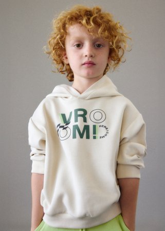 MAYORAL džemperis ar kapuci, hemp, 3.435-72, 140 cm 