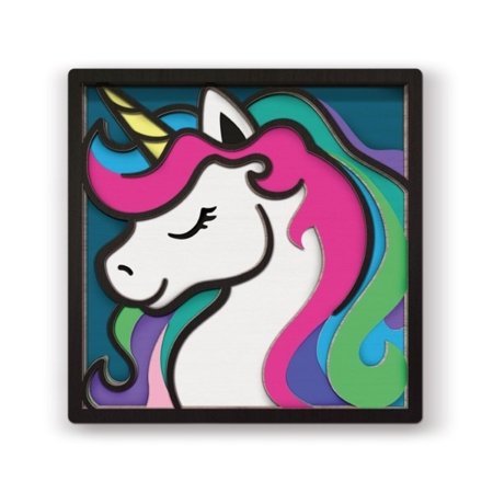 SPLAT PLANET 3D koka radošais komplekts Unicorn, SP48288 