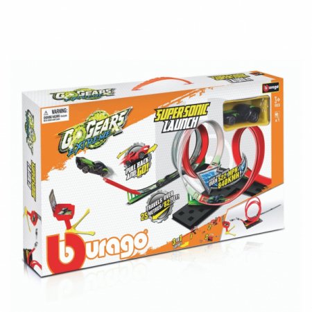 BBURAGO Go Gears trase Extreme Supersonic Launch, 18-30533 18-30533