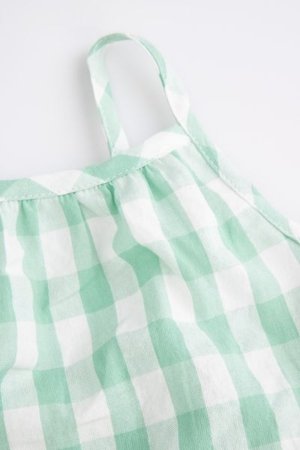 COCCODRILLO kleita ar īsām piedurknēm HAPPY RETRO GIRL KIDS, zaļš, WC5128301HGK-011-122, 122 cm 