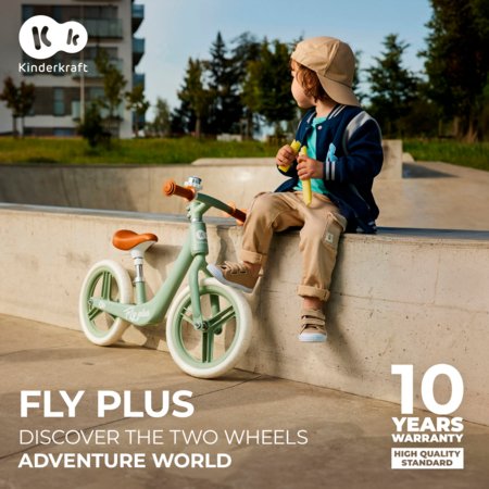 KINDERKRAFT līdzsvara divritenis Fly plus, gaiši zils, KRFLPL00BLU0000 