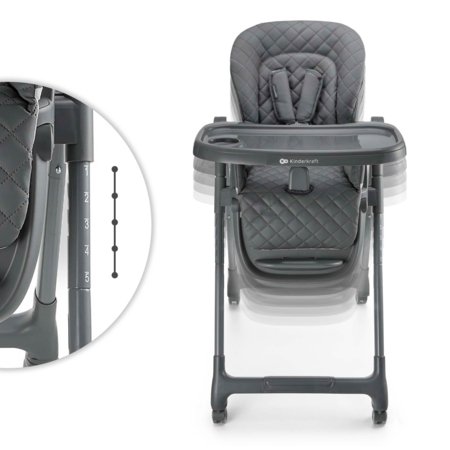 KINDERKRAFT barošanas krēsliņš TULO, pelēks, KHTULO00GRY0000 