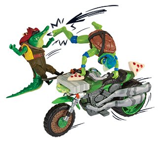 TMNT motocikls Ninja Kick ar Leonardo fig?ru, 83431 83431