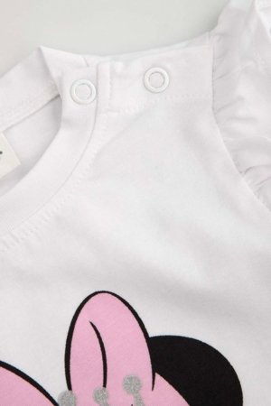 COCCODRILLO bodijs ar garām piedurknēm, balts, 