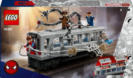 76321 LEGO® Super Heroes Marvel Zirnekļcilvēks pret Doktoru Astoņkāji: metro aina 