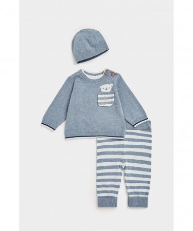 MOTHERCARE džemperis, bikses + cepure, CB781 606419