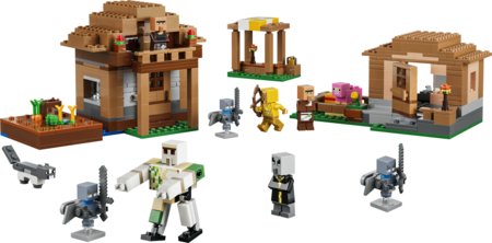 21596 LEGO® Minecraft® Evoker uzbrukums ciemam 
