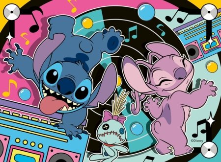 RAVENSBURGER PUZZLE puzļu komplekts Disney Stitch, 12/16/20/24 gab., 12004106 1 