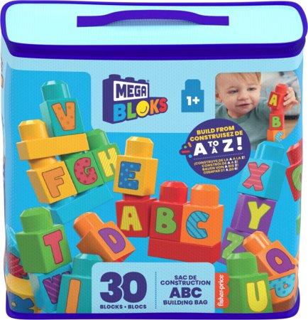 MEGA BLOKS FIRST BUILDERS soma ar alfabēta klucīšiem, HRR60 