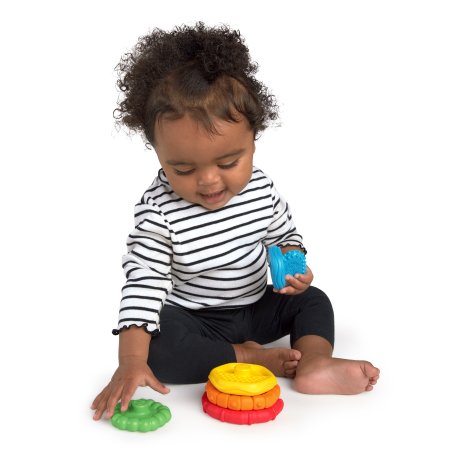 BABY EINSTEIN daudztekst?ru zobgrauzis Stack & Teether, 12356 