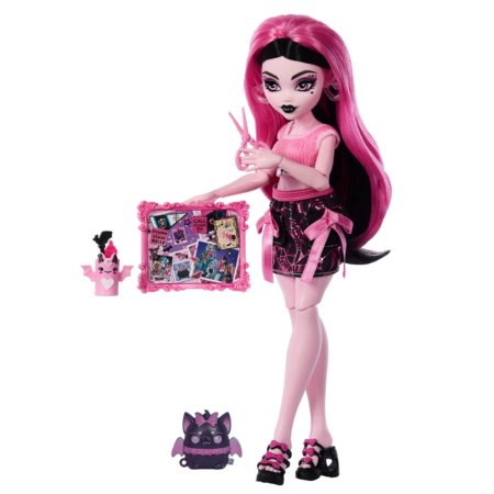 MONSTER HIGH Self-Scare Secrets Draculaura komplekts, JHK43 