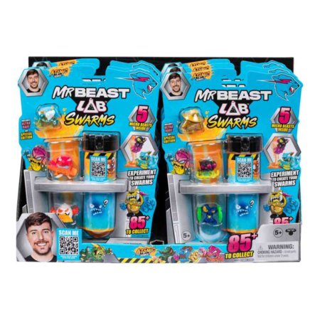 MR BEAST LAB Swarms eksperimentu komplekts ar 5 figūriņām, assort., 24747 