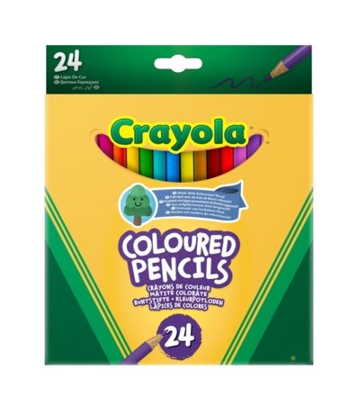 CRAYOLA krāsaini zīmuļi Coloured Pencils, 24gab, 3624 