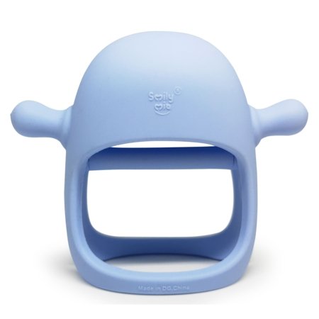 SMILY MIA zobgrauznis PENGUIN, Light Blue, 3 m+, M12030-2 
