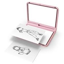 KIDYWOLF izgaismota zīmēšanas planšete, rozā, KIDYDRAW-PRO-PI 