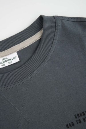 COCCODRILLO džemperis, pelēks, cm 