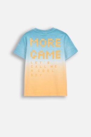 COCCODRILLO t-krekls ar īsam piedurknēm, zili, WC6143205MBK-022-092, 92 cm 